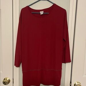 Chico's Red Blouse